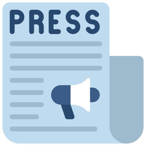 Press title and a blow horn | BAI press release generator